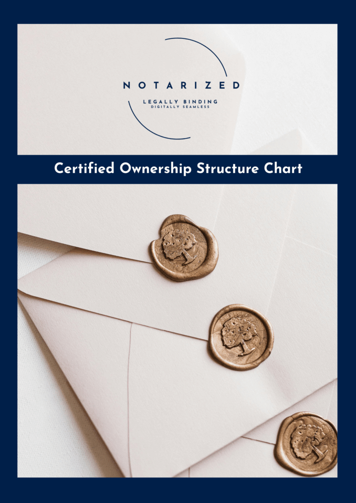 Document Certification Certified Ownership Structure Chart